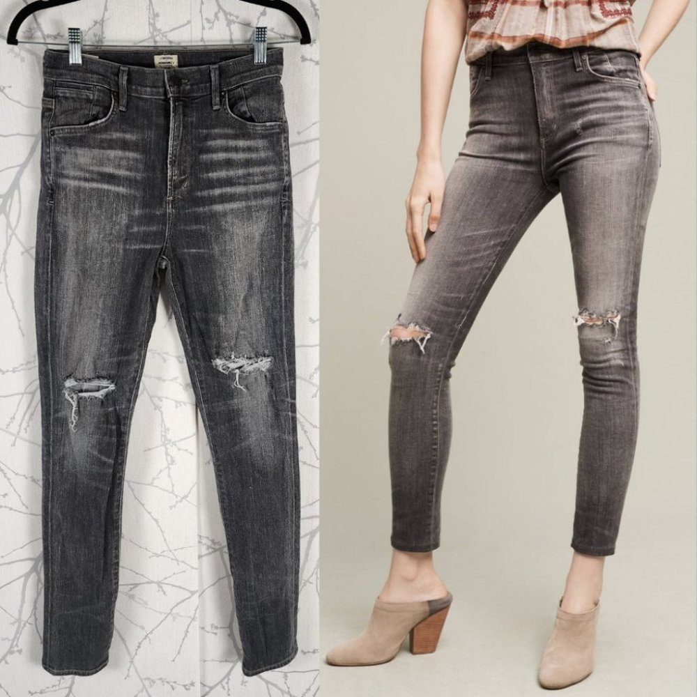 Citizens of Humanity Carlie Ripped Knees High Rise Skinny Jeans